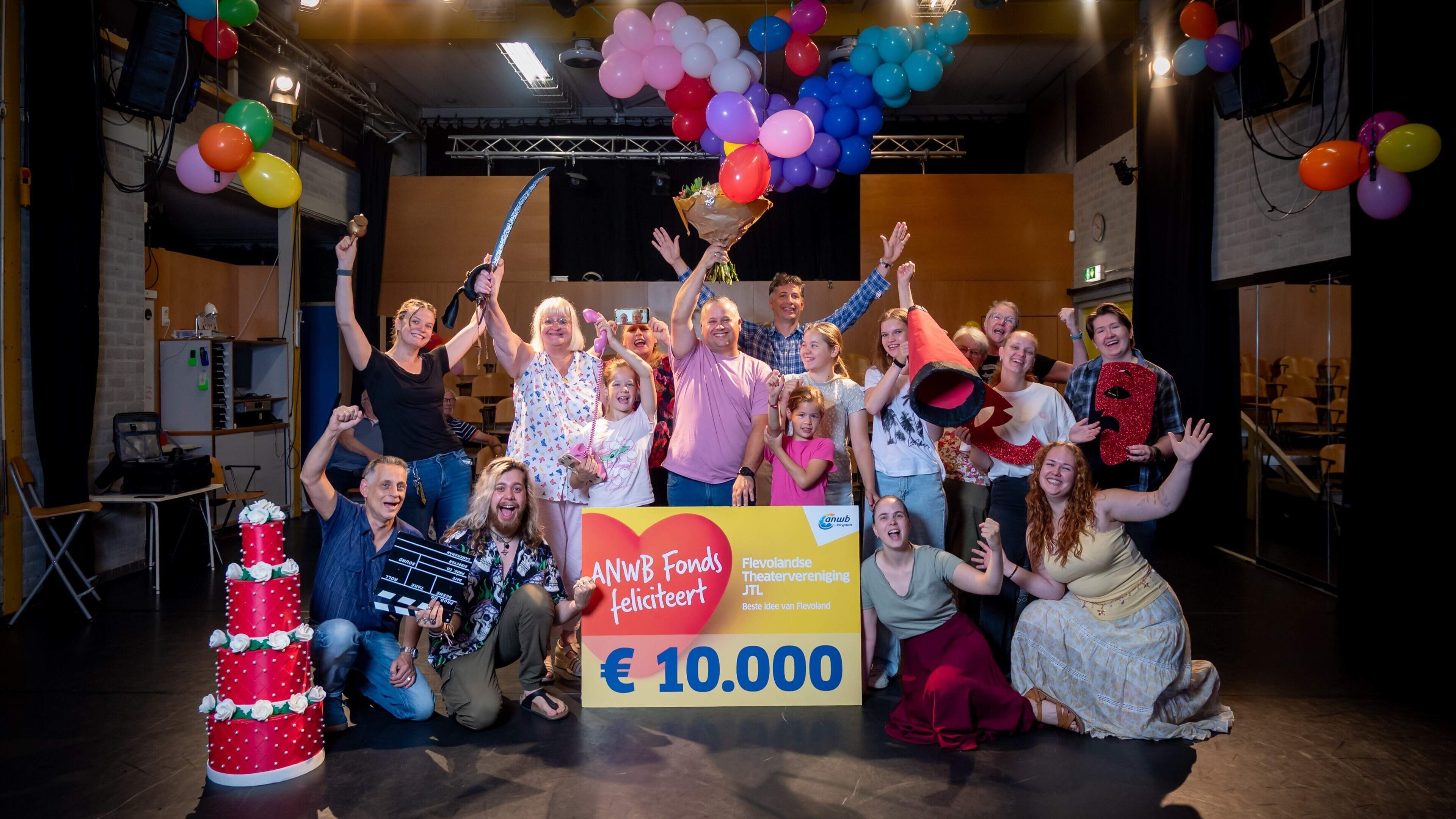 Theatervereniging JTL uitgeroepen tot provinciale winnaar ANWB Fonds met project ’verduurzaming van 