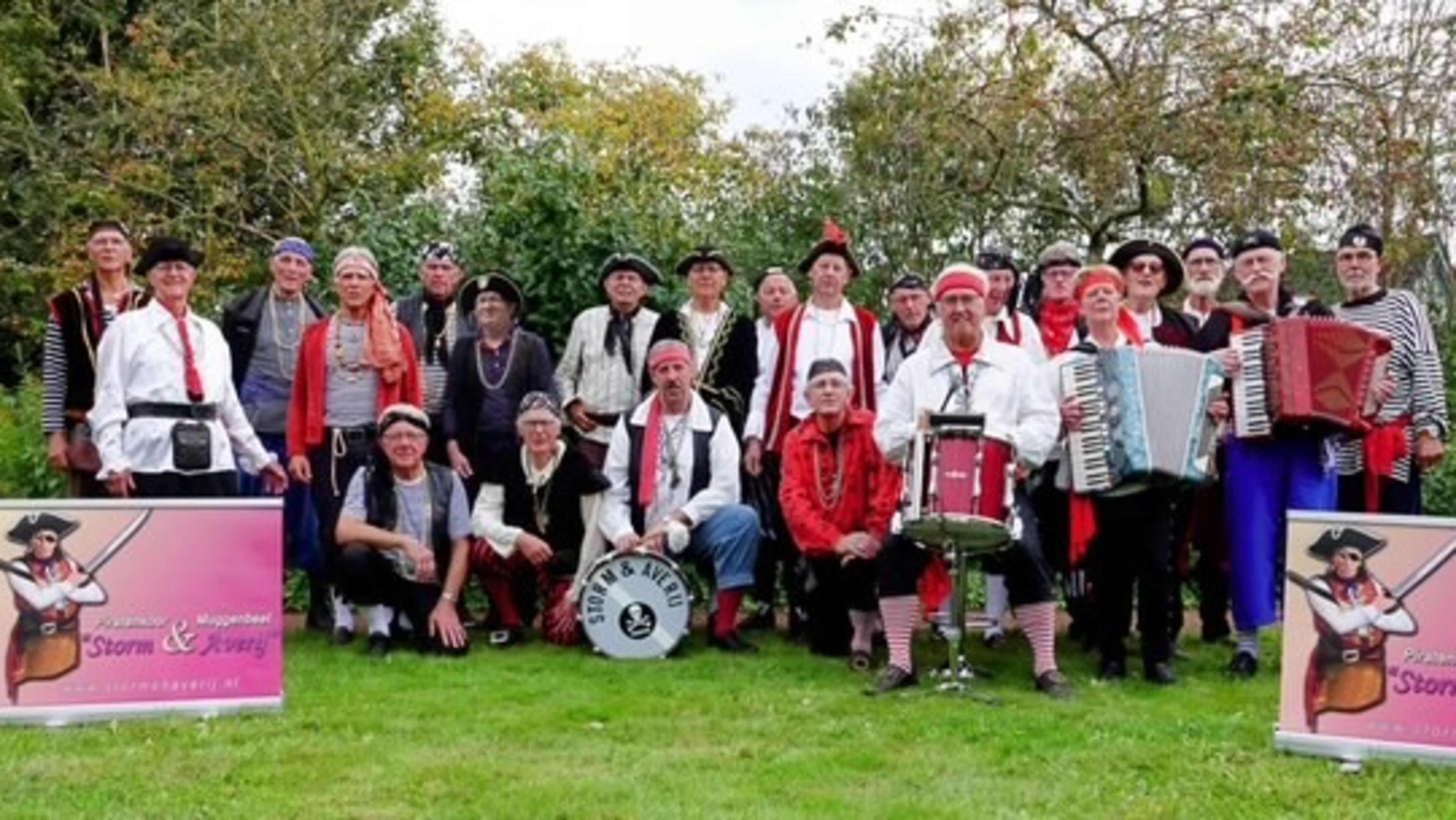 Piratenkoor Storm en Averij zingt al 35 jaar