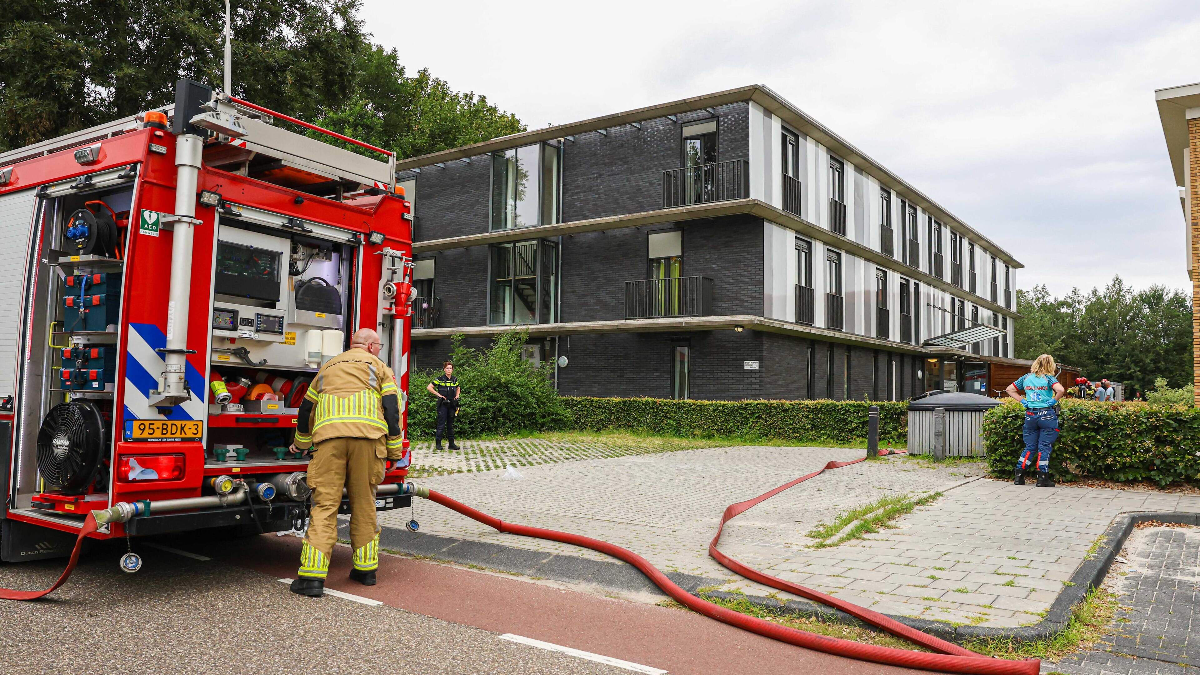 Mogelijk brandstichting in gebouw voor begeleid wonen in Emmeloord
